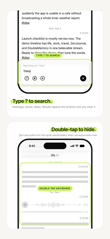 ZenJournal: Minimalist Log iPhone screenshot 4