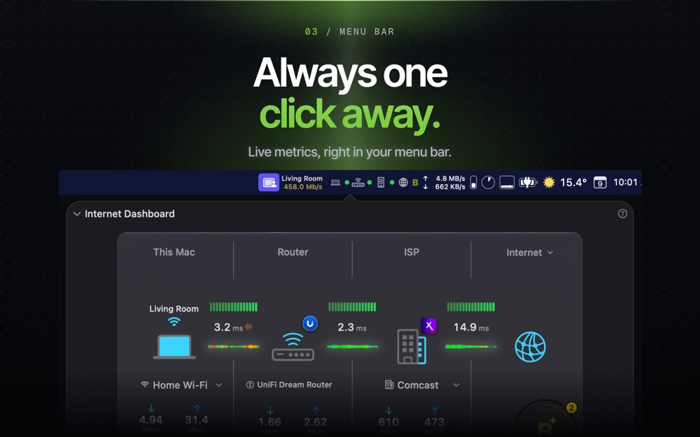 PeakHour: Internet Monitor Mac screenshot 4