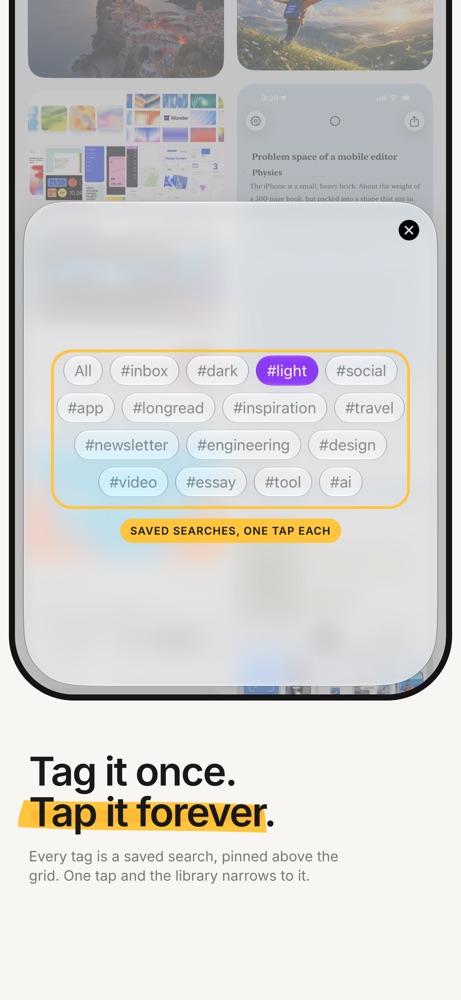 Bookmark App: DoubleMemory iPhone screenshot 2