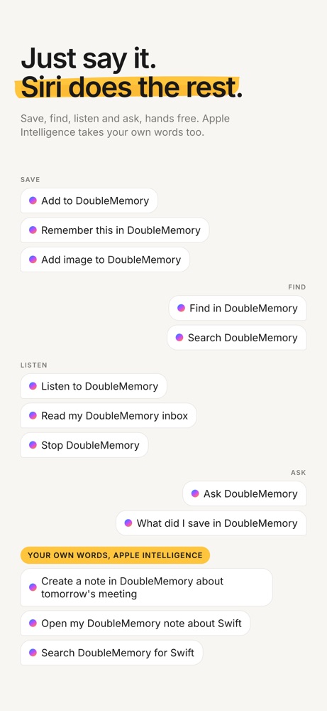 Bookmark App: DoubleMemory iPhone screenshot 6