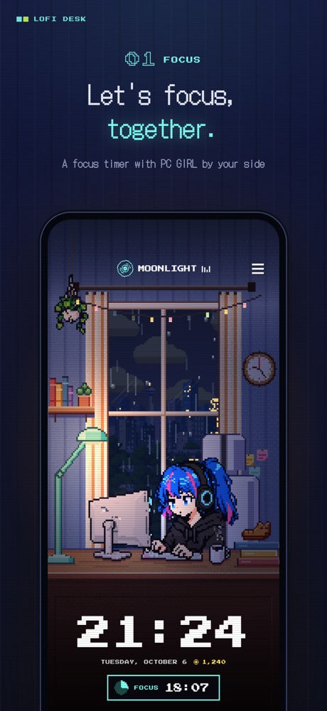 Lofi Desk iPhone screenshot 1