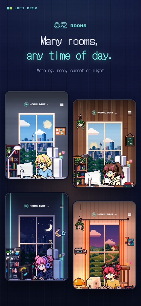 Lofi Desk iPhone screenshot 2