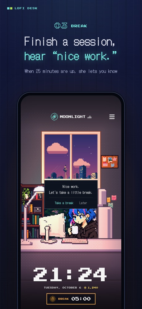 Lofi Desk iPhone screenshot 3