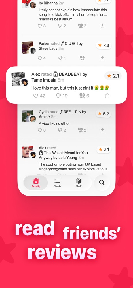 Rate.fm - Rate Your Music iPhone screenshot 6