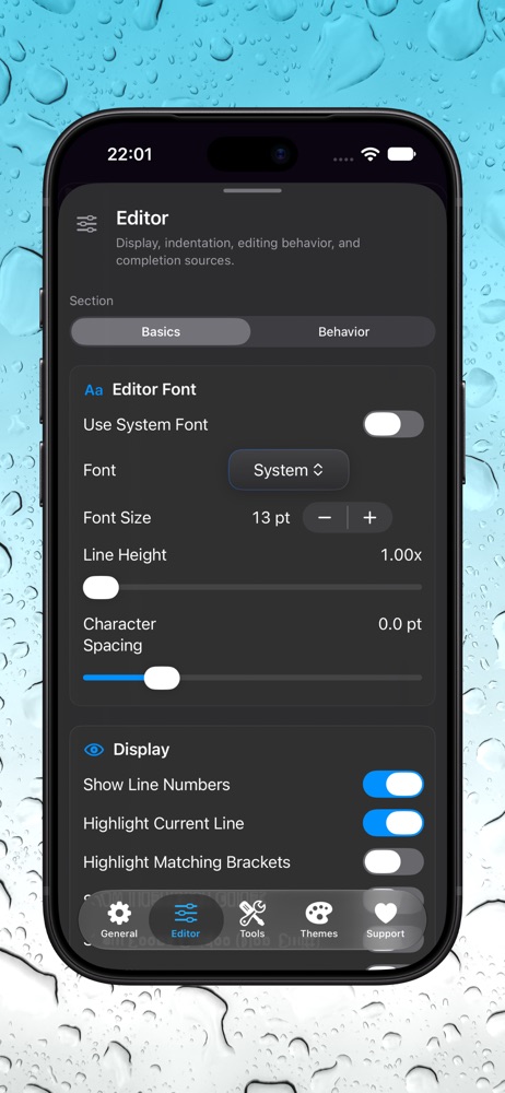 Neon Vision Editor iPhone screenshot 10