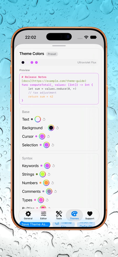 Neon Vision Editor iPhone screenshot 7
