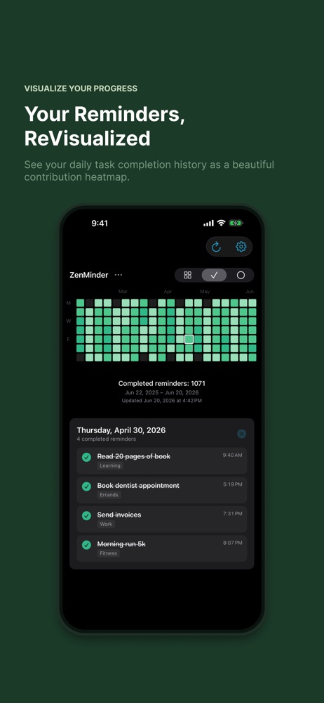ZenMinder iPhone screenshot 1