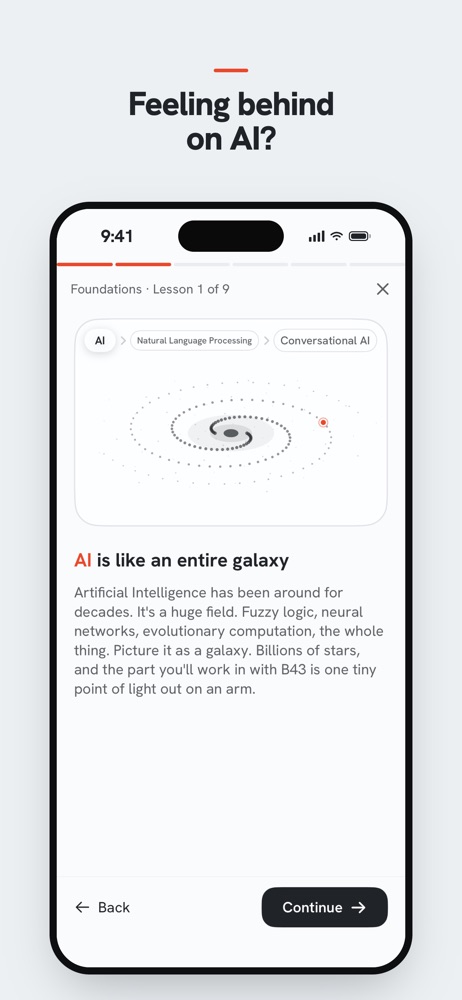 Unscary AI: Learn AI iPhone screenshot 1